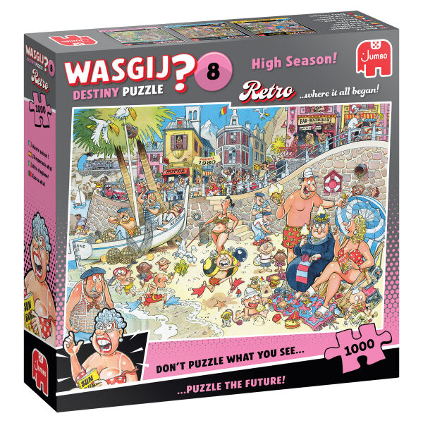 Wasgij Destiny Retro 8, Hochsaison, 1000 Teile Puzzle