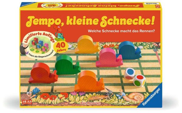 Ravensburger Retro Tempo, kleine Schnecke! 40 Jahre Jubiläumsausgabe