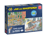 Jan van Haasteren Der Käsemarkt + Die Segelregatta...