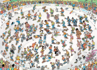 Jan van Haasteren Skateboarden in der Bowl 2000 Teile Puzzle