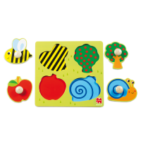 Goula 53010 Holzpuzzle Garten 4 Teile