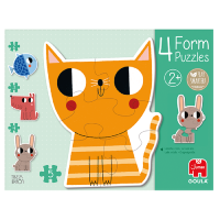 Goula 53174, 4 Puzzles Motiv Tiere
