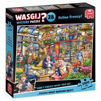 Wasgij Mystery 28 Feline Frenzy 1000 Teile Puzzle
