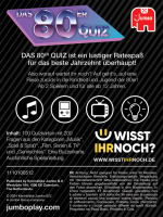 Jumbo Spiele 1110100512, Das 80er Quiz, Kartenspiel,...