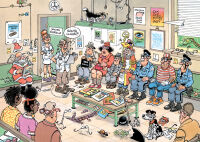 Jan van Haasteren, Seh das Positive, 500 Teile Puzzle