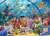 Wasgij Original 43, Wie ein Fisch im Wasser, 1000 Teile...