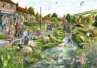 Village Life 2x1000 Teile Puzzle