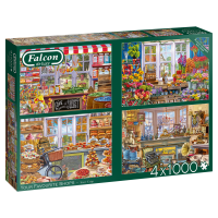 Your Favourite Shops 4x 1000 Teile Puzzle