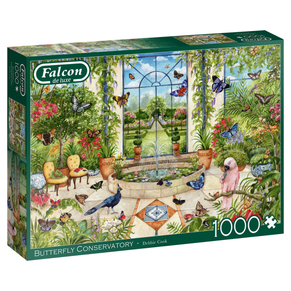 Debbie Cook Schmetterlingskonservatorium 1000 Teile Puzzle
