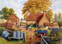 Finlay Herbst auf der Farm 1000 Teile Puzzle
