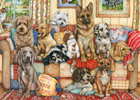 Gathering on the Couch 1000 Teile Puzzle