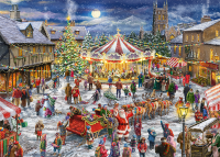 The Christmas Carousel 2x1000 Teile Puzzle