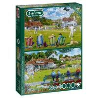 The Village Sporting Greens 2x1000 Teile Puzzle