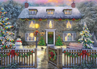 Das Weihnachtshaus 1000 Teile Puzzle