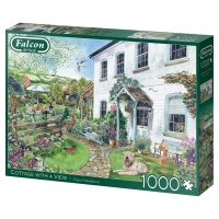 Ferienhaus mit Aussicht 1000 Teile Puzzle