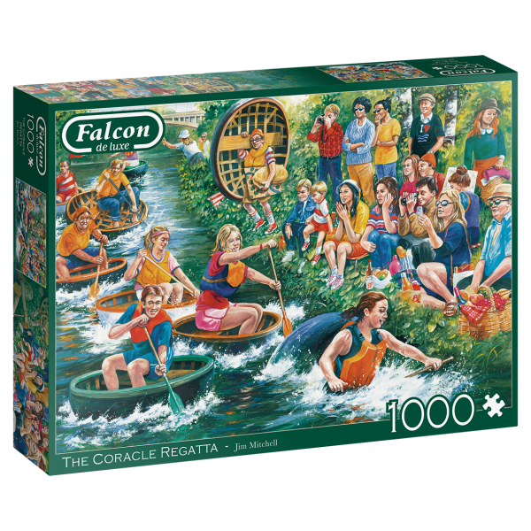 Jim Mitchell Die Coracle-Regatta 1000 Teile Puzzle
