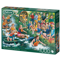 Jim Mitchell Die Coracle-Regatta 1000 Teile Puzzle