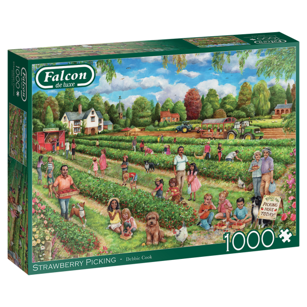 Debbie Cook Erdbeeren pflücken 1000 Teile Puzzle