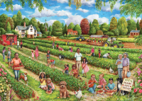 Debbie Cook Erdbeeren pflücken 1000 Teile Puzzle
