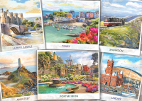 Alla Badsar Willkommen in Wales 1000 Teile Puzzle