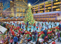 Falcon 11342 Marcello Corti Die Eisbahn 1000 Teile Puzzle