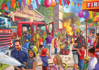 Tag der offenen Tür bei der Feuerwehr 1000 Teile Puzzle