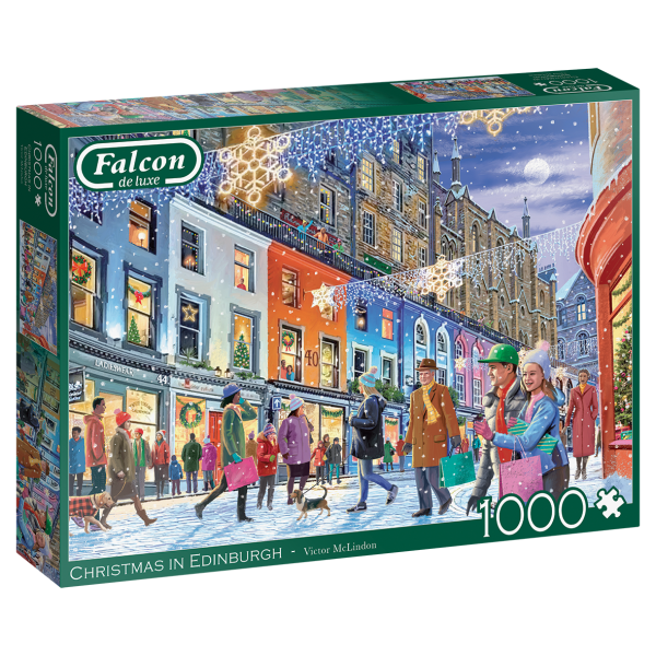 Victor McLindon Weihnachten in Edinburgh 1000 Teile Puzzle