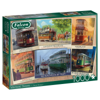 Falcon 11367 Vintage Trams 1000 Teile Puzzle