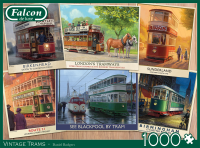Falcon 11367 Vintage Trams 1000 Teile Puzzle