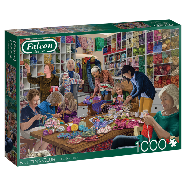 Falcon 11369 The Knitting Club 1000 Teile Puzzle