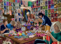 Falcon 11369 The Knitting Club 1000 Teile Puzzle