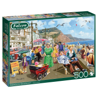 Falcon 11375 Sidmouth Seafront 500 Teile Puzzle