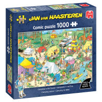 Jan van Haasteren - Camping im Wald