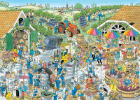 Jan van Haasteren, Auf dem Weingut, 1000 Teile Puzzle