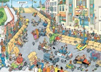 Jan van Haasteren, Das Seifenkistenrennen, 1000 Teile Puzzle