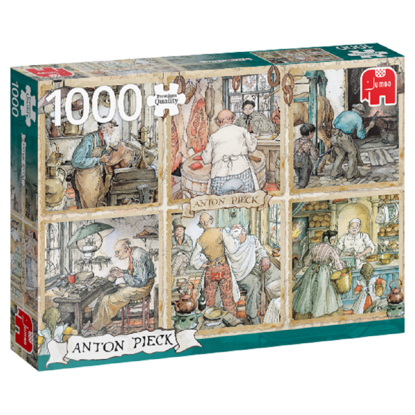 Anton Pieck Handwerker 1000 Teile Puzzle