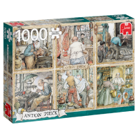 Anton Pieck Handwerker 1000 Teile Puzzle