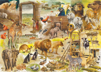 Der Bau der Arche Noah, 1000 Teile Puzzle