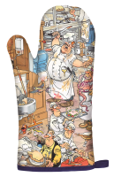 Jan van Hassteren Food Frenzy 2x1000 Teile Puzzle + Topfhandschuh
