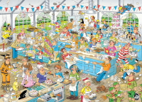 Jan van Hassteren Food Frenzy 2x1000 Teile Puzzle + Topfhandschuh