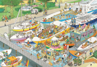 Jumbo Spiele 19068 Jan van Haasteren Die Schleuse 2000...