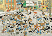 Jan van Haasteren Der Viehmarkt 2000 Teile Puzzle