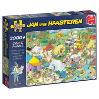 Jan van Haasteren Camping im Wald 2000 Teile Puzzle