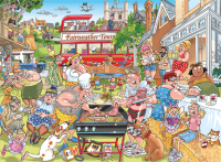 Wasgij Mystery 15 Eine typisch englische Grillparty! 1000 Teile Puzzle