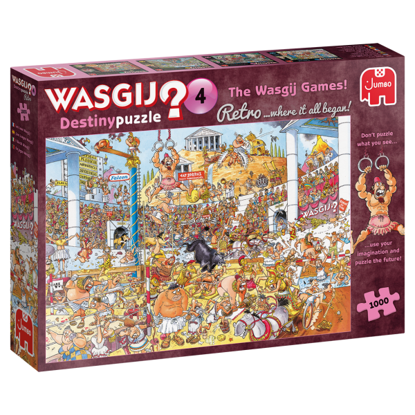Wasgij Destiny Retro 4 Die Wasgij-Spiele 1000 Teile Puzzle