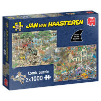 Jan van Haasteren, Safari & Der Sturm, 2x1000 Teile...