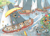 Jan van Haasteren - Der Käsemarkt & Die Segelregatta 2 x 1000 Teile
