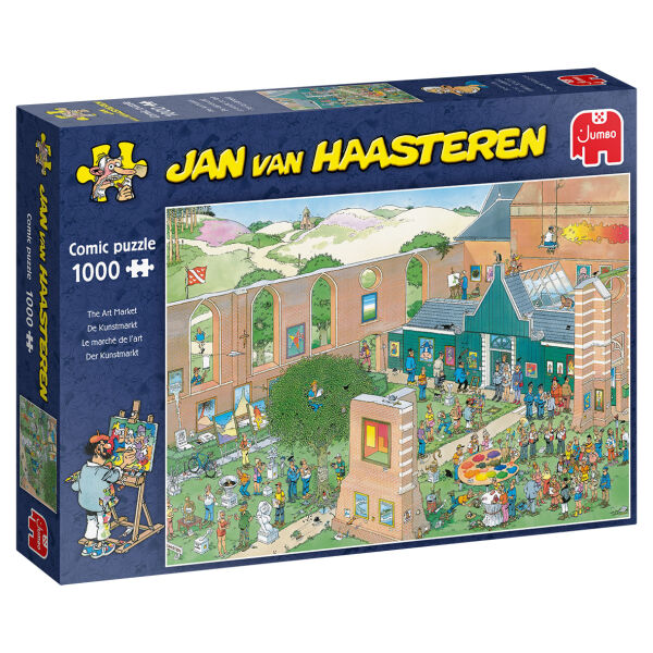 Jan van Haasteren - Der Kunstmarkt 1000 Teile Puzzle