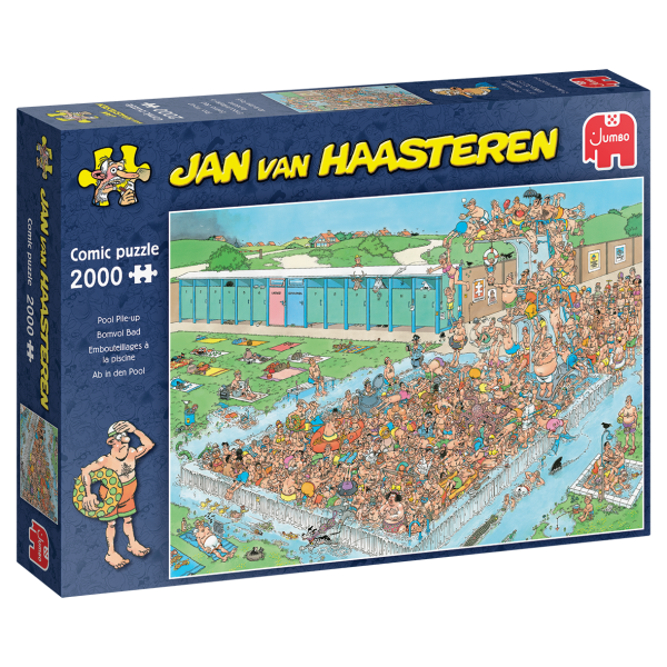 JUMBO 20040 Jan van Haasteren Ab in den Pool 2000 Teile Puzzle