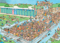 JUMBO 20040 Jan van Haasteren Ab in den Pool 2000 Teile...